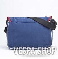 Shoulder bag, blue-red