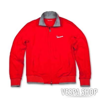 Vespa férfi pulóver, piros
